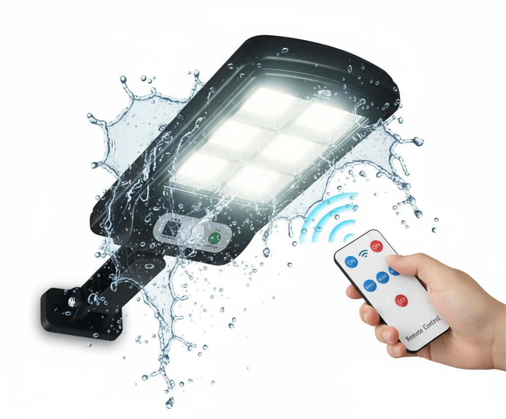 EcoLuz™ – Reflector Solar LED con Control